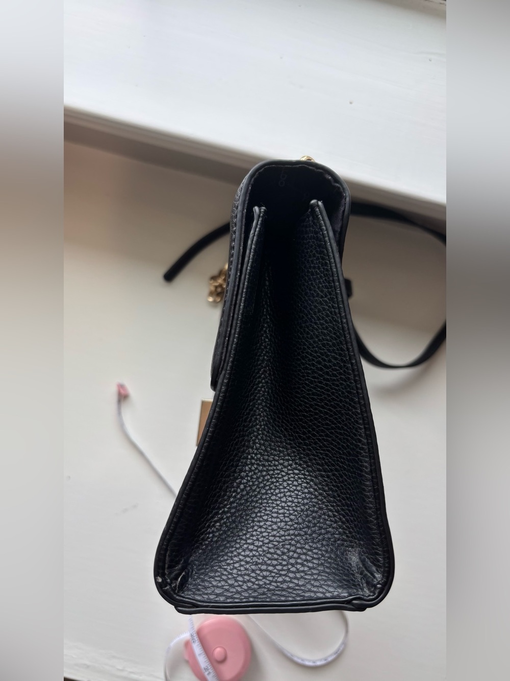 Aldo Black Crossbody Bag with Gold Hardware - Picture 11 of 13